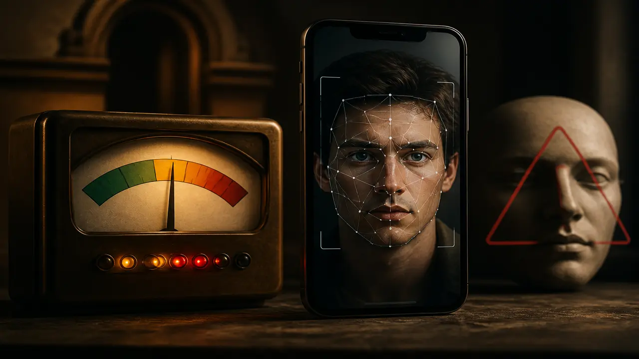 Credit meter beside a calm phone with a short clip and a subtle paywall gate metaphor — topic foto in video ai